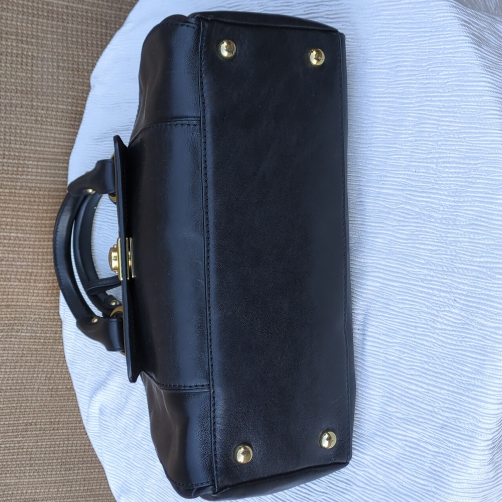 Banana Republic Vintage Black Leather Bag - Picture 11 of 12